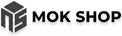 MOK SHOP logo on a black background